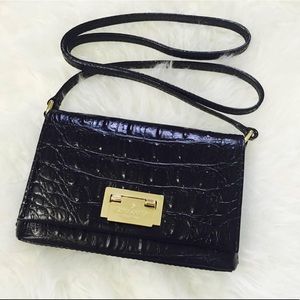 Kate spade small croc leather crossbody bag.